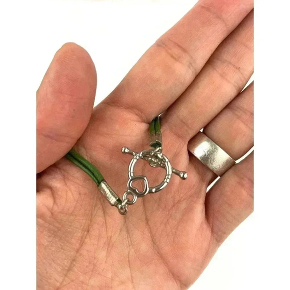 Frosted Blue Glass Boho Style Beaded Necklace 25" Shades Dangle Frosted Beads - Picture 3 of 10